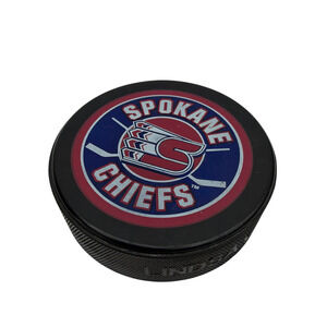 Spokane Chiefs WHL Official Game Hockey Puck 3 Inch
